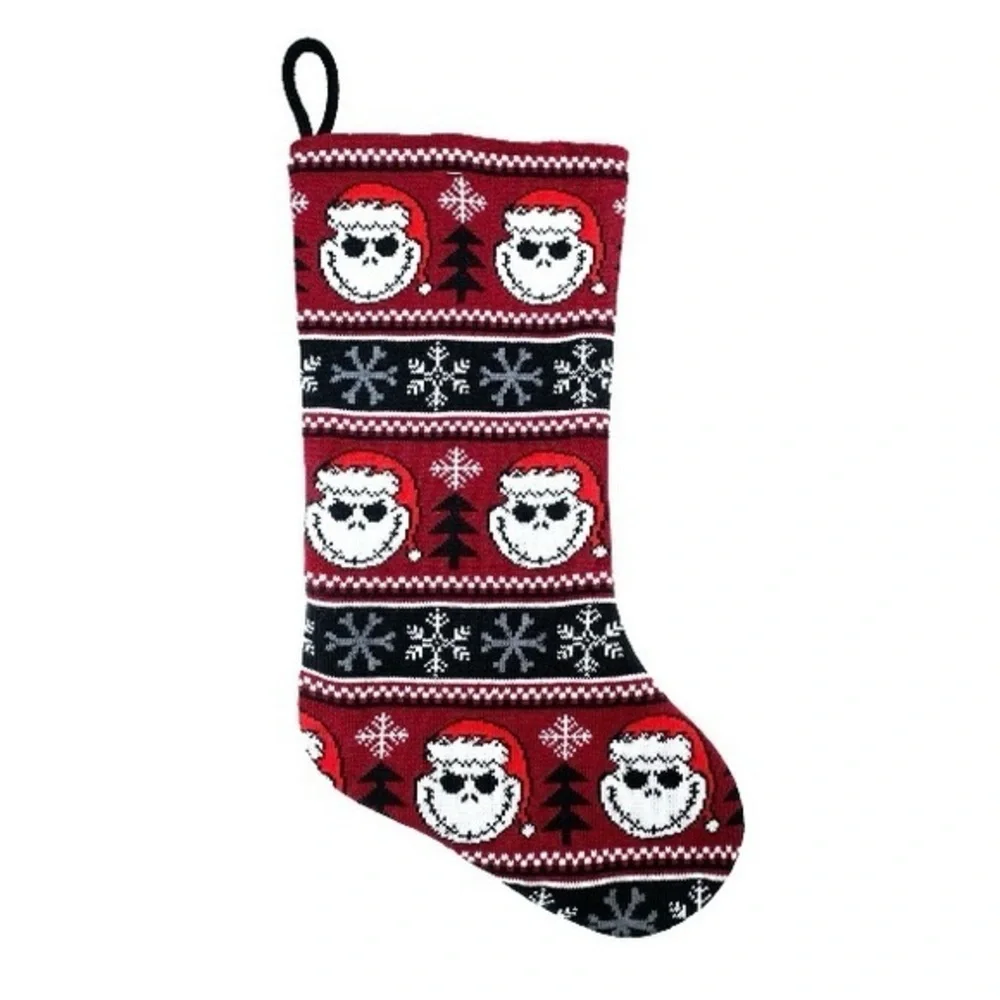 NWT. DISNEY Nightmare Before Christmas Jack Skellington 20” Knit Stocking
